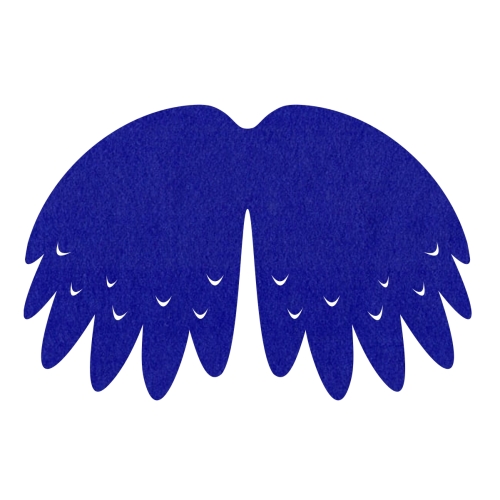 SKRZYDŁA PTASZEK FILCOWE DUŻE JEDNOWARSTWOWE GRANATOWE 58x40cm