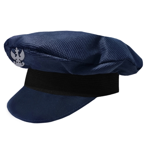 CZAPKA MACIEJÓWKA Z ORZEŁKIEM WIGOFIL GRANATOWA