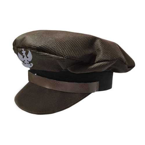 CZAPKA MACIEJÓWKA Z ORZEŁKIEM WIGOFIL BRĄZOWA