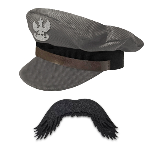 ZESTAW PIŁSUDSKI SZARO-CZARNY 2el