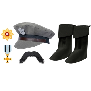 ZESTAW PIŁSUDSKI SZARO-CZARNY 5el