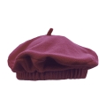 ZESTAW PELERYNA I BERET BORDOWY L/XL 2el