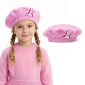 BERET DINOZAUR POLAR RÓŻOWY