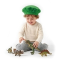 BERET DINOZAUR POLAR ZIELONY