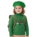 BERET DINOZAUR POLAR ZIELONY