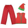 ZESTAW ELF CZERWONY 134-140 3el