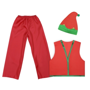 ZESTAW ELF CZERWONY 116-128 3el