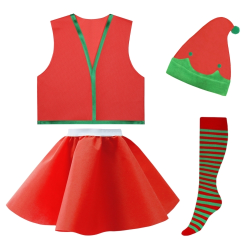ZESTAW ELF CZERWONY 98-110 4el