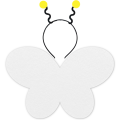 ZESTAW MOTYLEK ŻÓŁTO-BIAŁY 2el