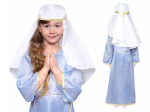 STRÓJ SUKIENKA MARYJA BŁĘKITNY 134-140 3el