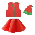 ZESTAW ELF CZERWONY 146-158 3el