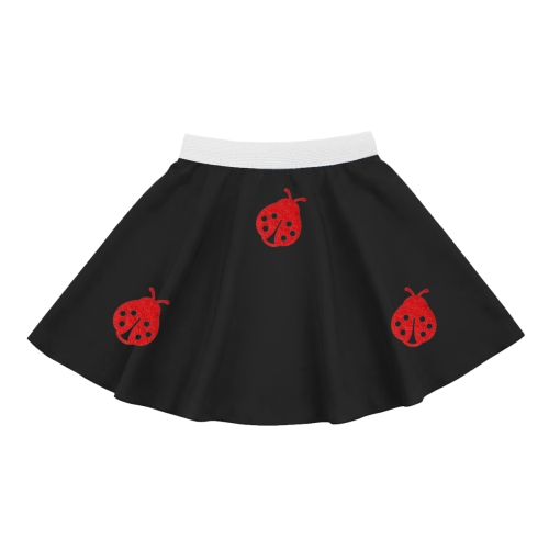 SPÓDNICZKA BIEDRONKI FRONT PONGEE CZARNA XL