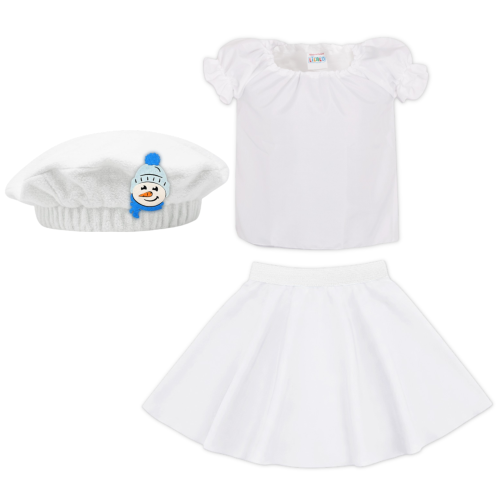 ZESTAW BAŁWANEK BIAŁY 116-128 3el
