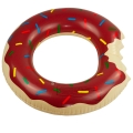 KOŁO DMUCHANE DONUT BRĄZOWE PLAŻOWE PĄCZEK
