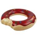 KOŁO DMUCHANE DONUT BRĄZOWE PLAŻOWE PĄCZEK