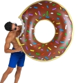 KOŁO DMUCHANE DONUT BRĄZOWE PLAŻOWE PĄCZEK