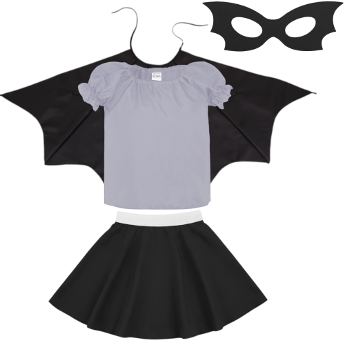 ZESTAW BATMAN SZARO-CZARNY 116-128 4el