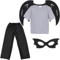 ZESTAW BATMAN SZARO-CZARNY 146-158 4el