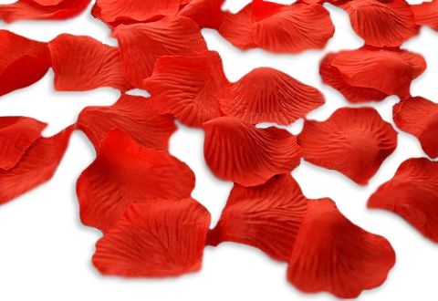 PŁATKI RÓŻ 100 szt. CZERWONE
