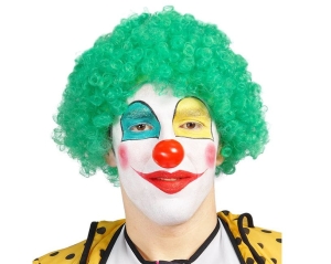 PERUKA KRÓTKA AFRO ZIELONA