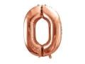 BALONY 40 ZŁOTO-RÓŻ 34'' 2szt