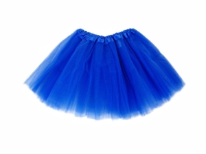 SPÓDNICZKA TIULOWA TRÓJWARSTWOWA GRANATOWA 28cm