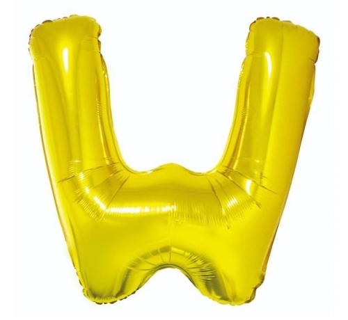 BALON LITERA W ZŁOTY 34'' 86cm