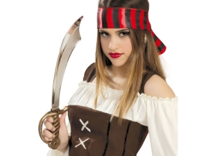 SZABLA PIRATA SREBRNA 45cm