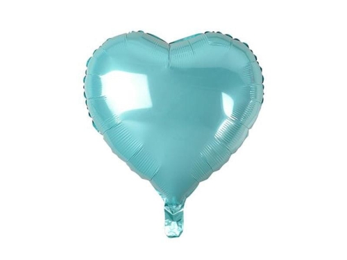 BALON SERCE BŁĘKITNY 18'' 46cm