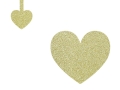 DEKORACJA SERCA I STRZAŁY ZŁOTA 8el