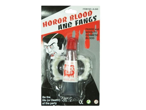SZCZĘKI + KREW HORROR BLOOD 2el