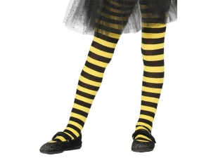 RAJSTOPKI DZIECIĘCE W PASKI CZARNO-ŻÓŁTE
