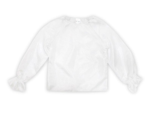 KOSZULA Z MANKIETAMI POLIESTER BIAŁA 98-110