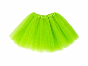 SPÓDNICZKA TIULOWA TRÓJWARSTWOWA ZIELONA 28cm