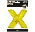 BALON LITERA X ZŁOTY 34'' 86cm