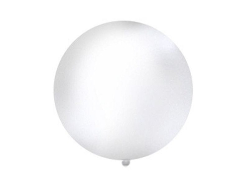 BALON BIAŁY GIGANT 100cm 1szt