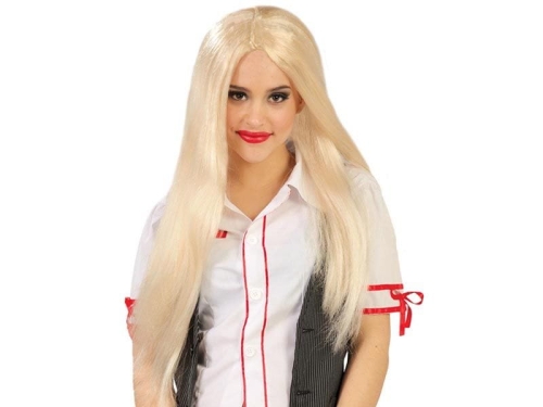 PERUKA DŁUGA PROSTA BLOND