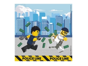 SERWETKI LEGO CITY 20szt